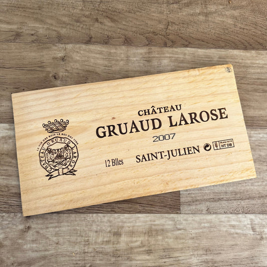 French Wine Crate Panel Chateau Gruaud Larose Saint-Julien Wall Art 10022443 Château Gruaud Larose