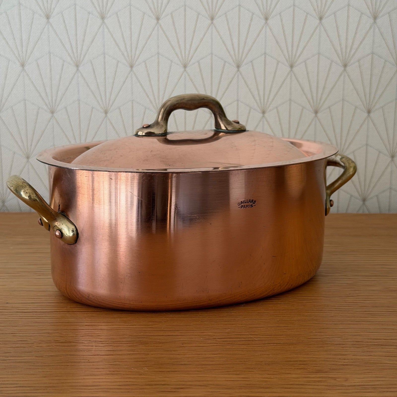 Vintage French Copper Gaillard Stock Pot Professional Cookware 1803262 Fleamarketfrance