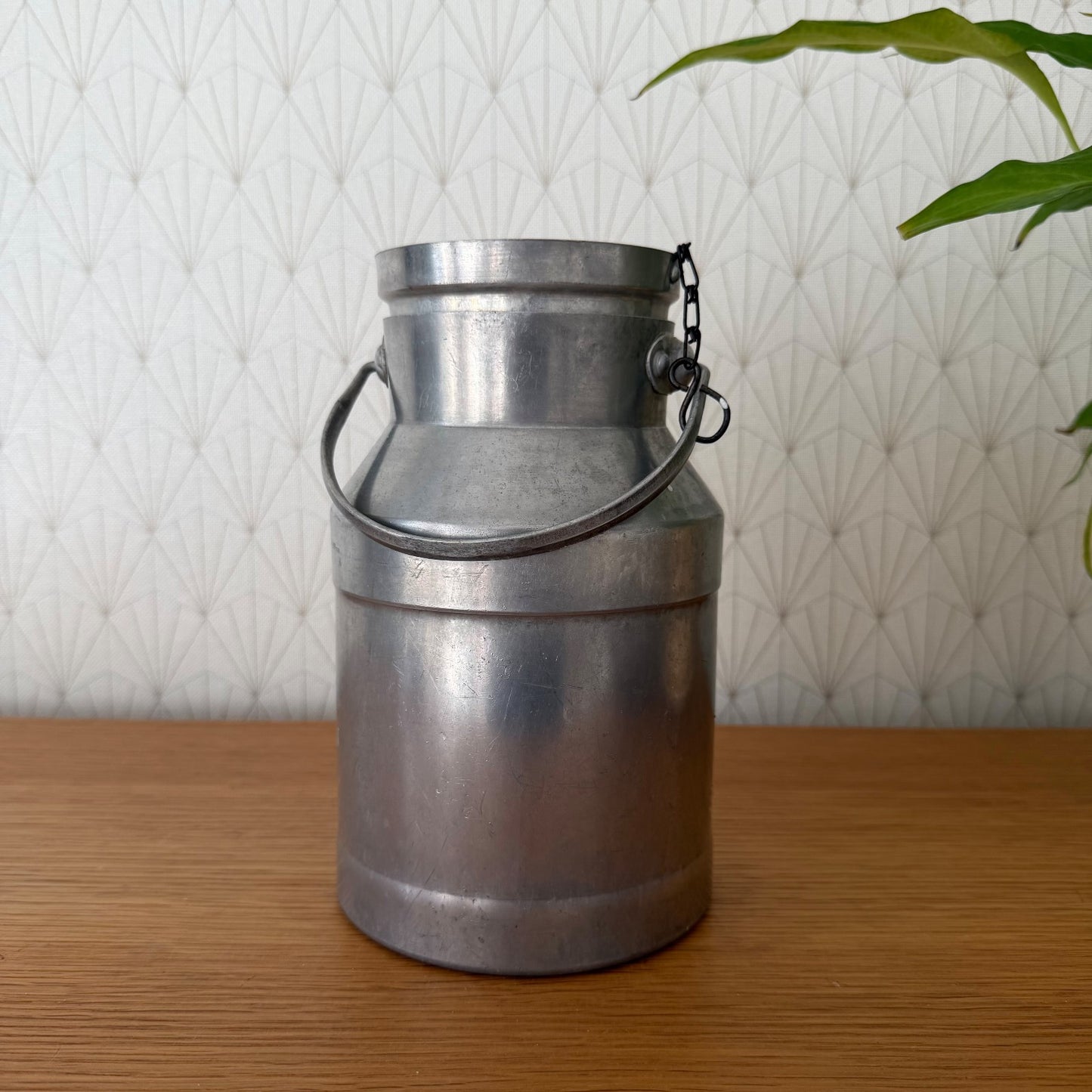 Vintage old aluminium milk churn milk can milkchurn pot 1 1/2L 1805262 Fleamarketfrance