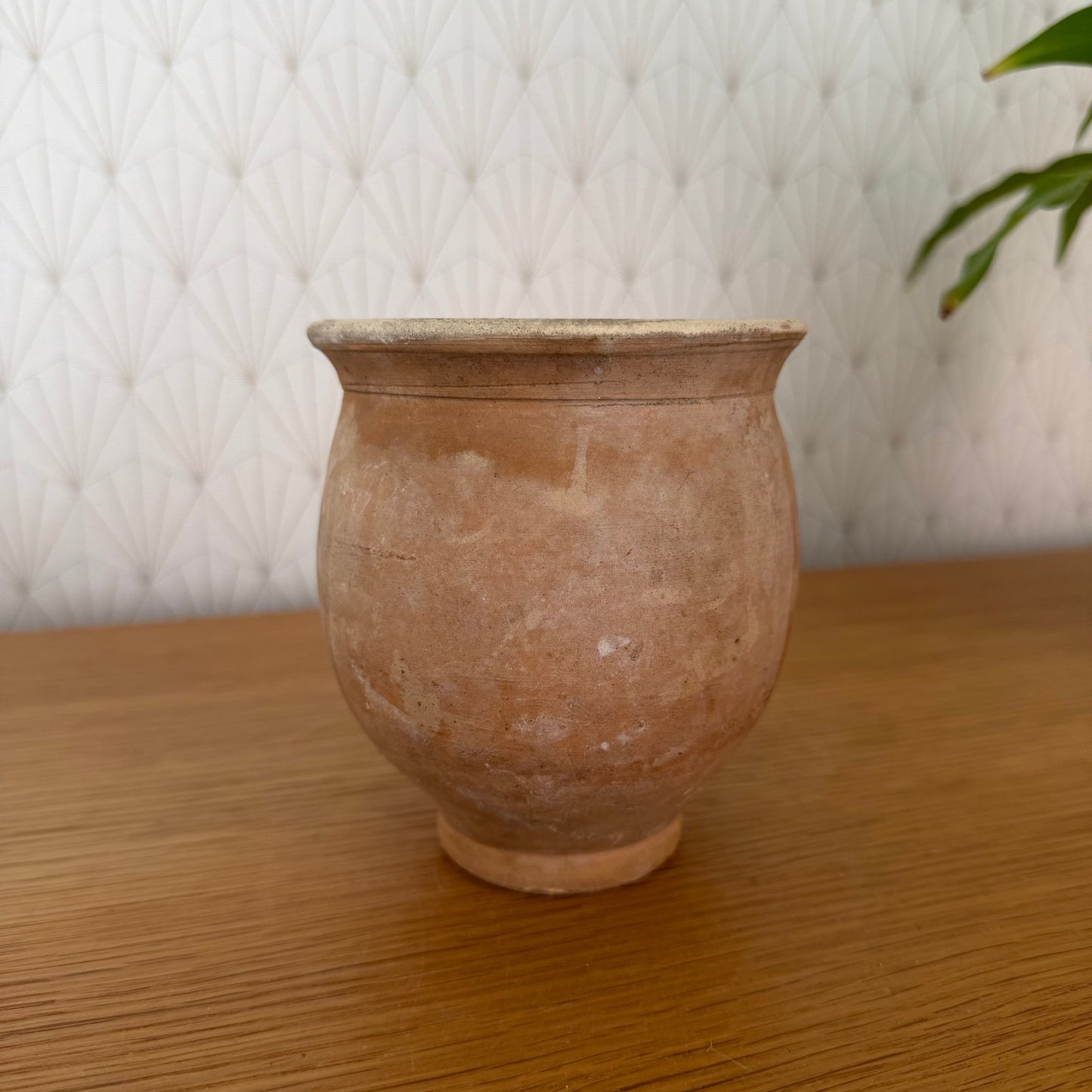 HANDMADE GLAZED BROWN ANTIQUE FRENCH HONEY POT TERRACOTTA 20102514