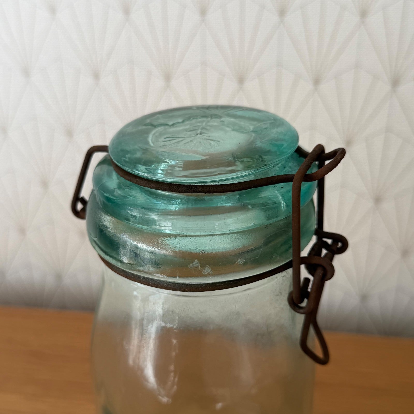 Vintage French Preserve Jar La Lorraine Glass Stopper 1305263 Fleamarketfrance