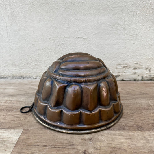 Antique French Copper Cake Mold Tin Lined Bundt Jelly Form 27112323 Fleamarketfrance