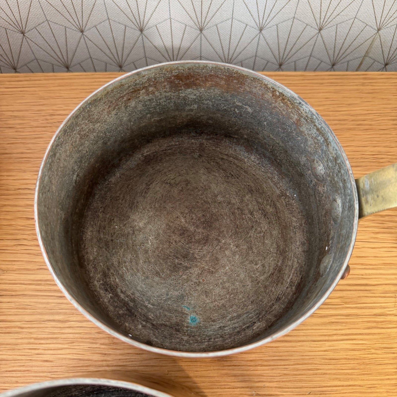 Vintage French Copper Pan Set Dehillerin Paris Tin Lined 4 Pans 2905263 DEHILLERIN