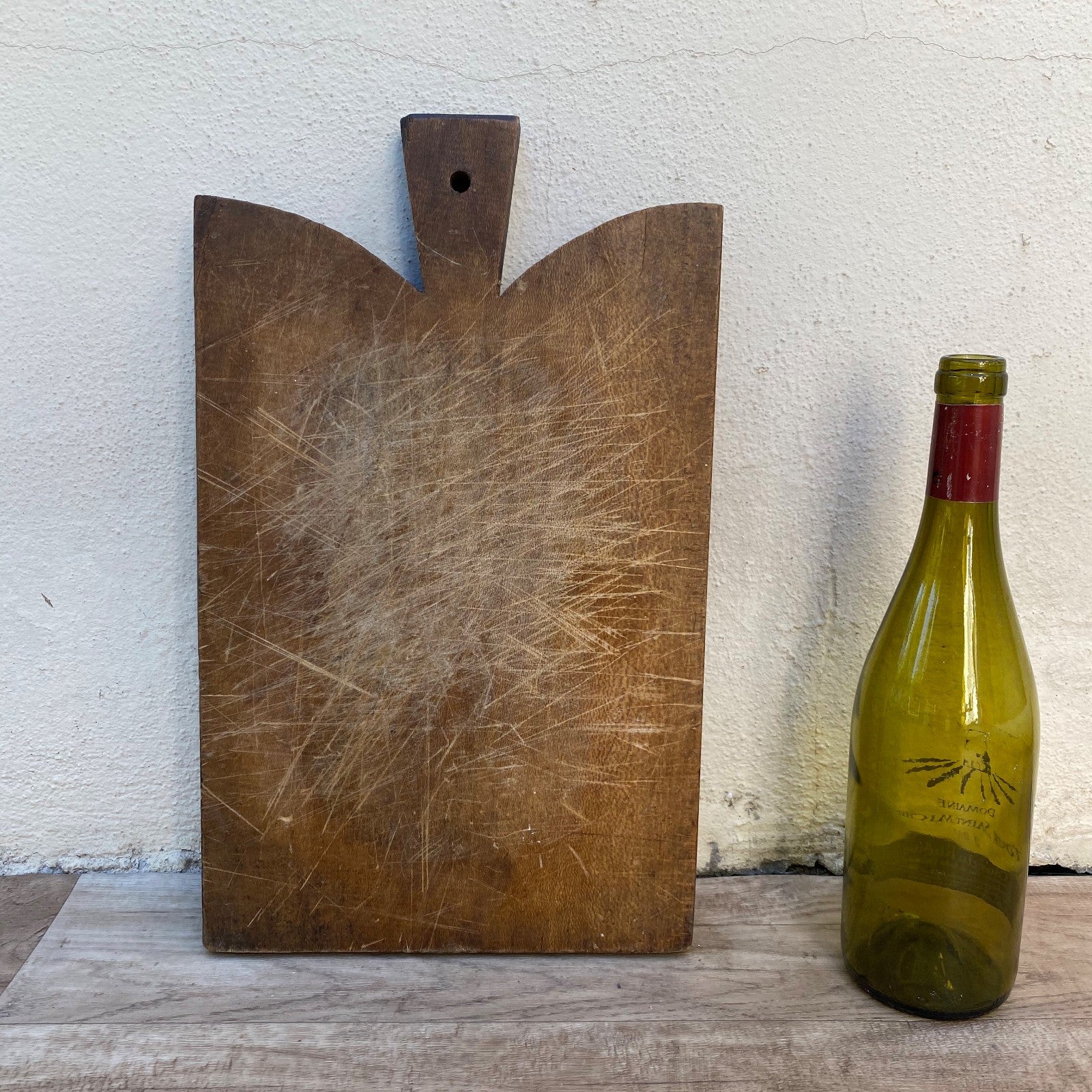 French Antique Wooden Bread Board Cutting Chopping Kitchen Rustic 0707268 Unbranded