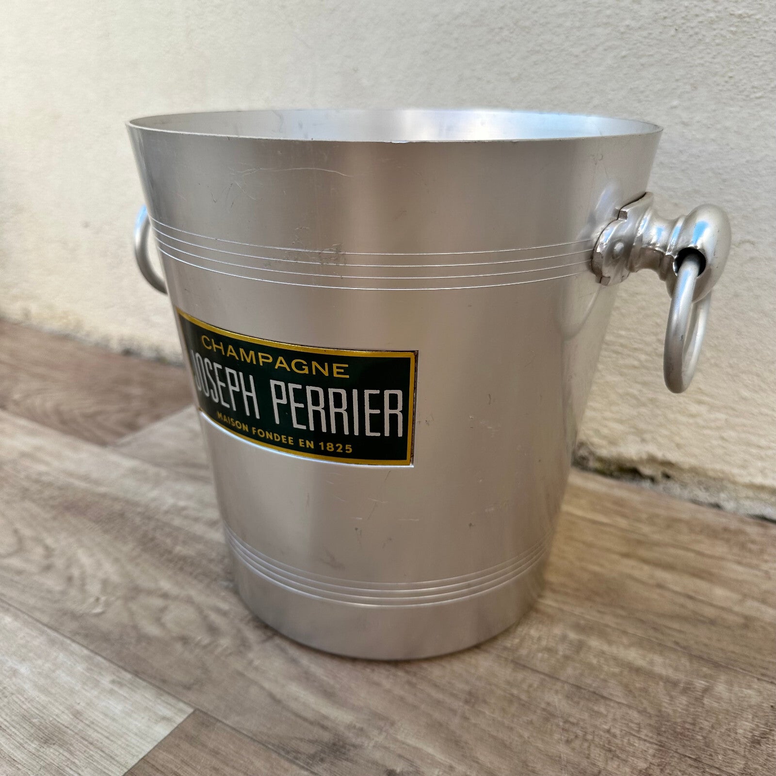 French Champagne Bucket Joseph Perrier Ice Cooler Vintage Metal 2711237 Joseph Perrier