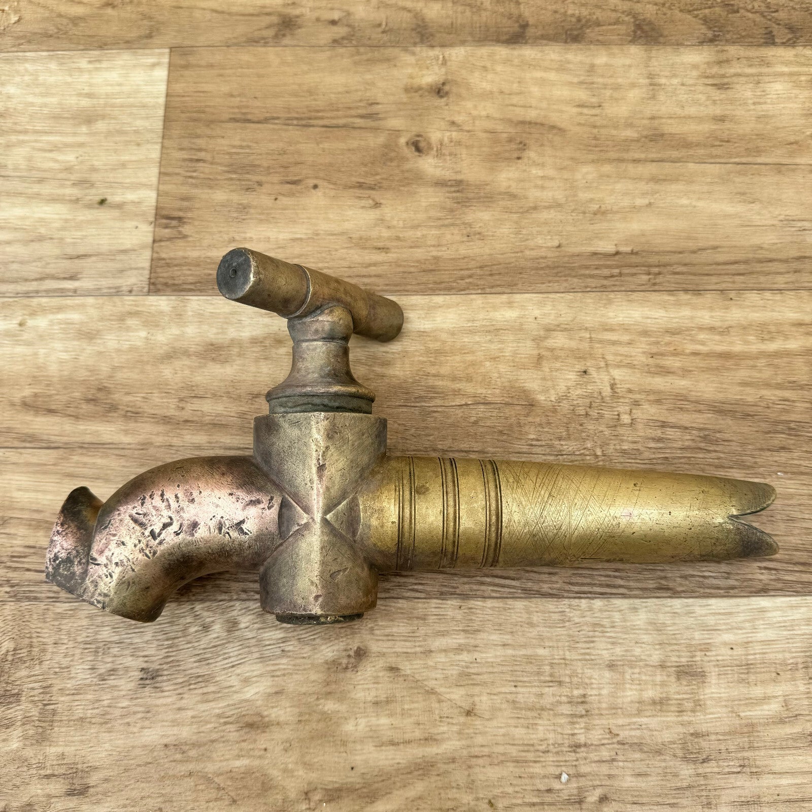 Vintage French Brass Tap Macon Bronze Faucet Antique Water Spigot 0605249 Macon