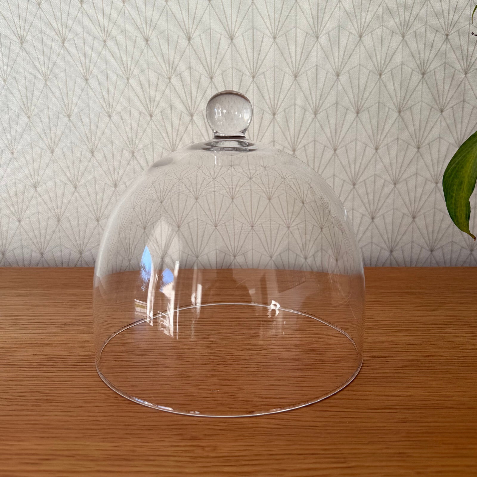 Vintage French Fromage Cheese Glass Bell Garden Cloche Dome Bell 2401258 Unbranded