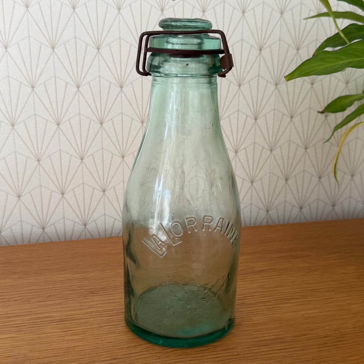 French Preserve Jar La Lorraine Vintage Glass Swing Top Stopper 13052610 Fleamarketfrance