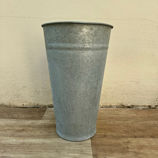 Vintage Florist flower French water pitcher zinc vase 1308259*