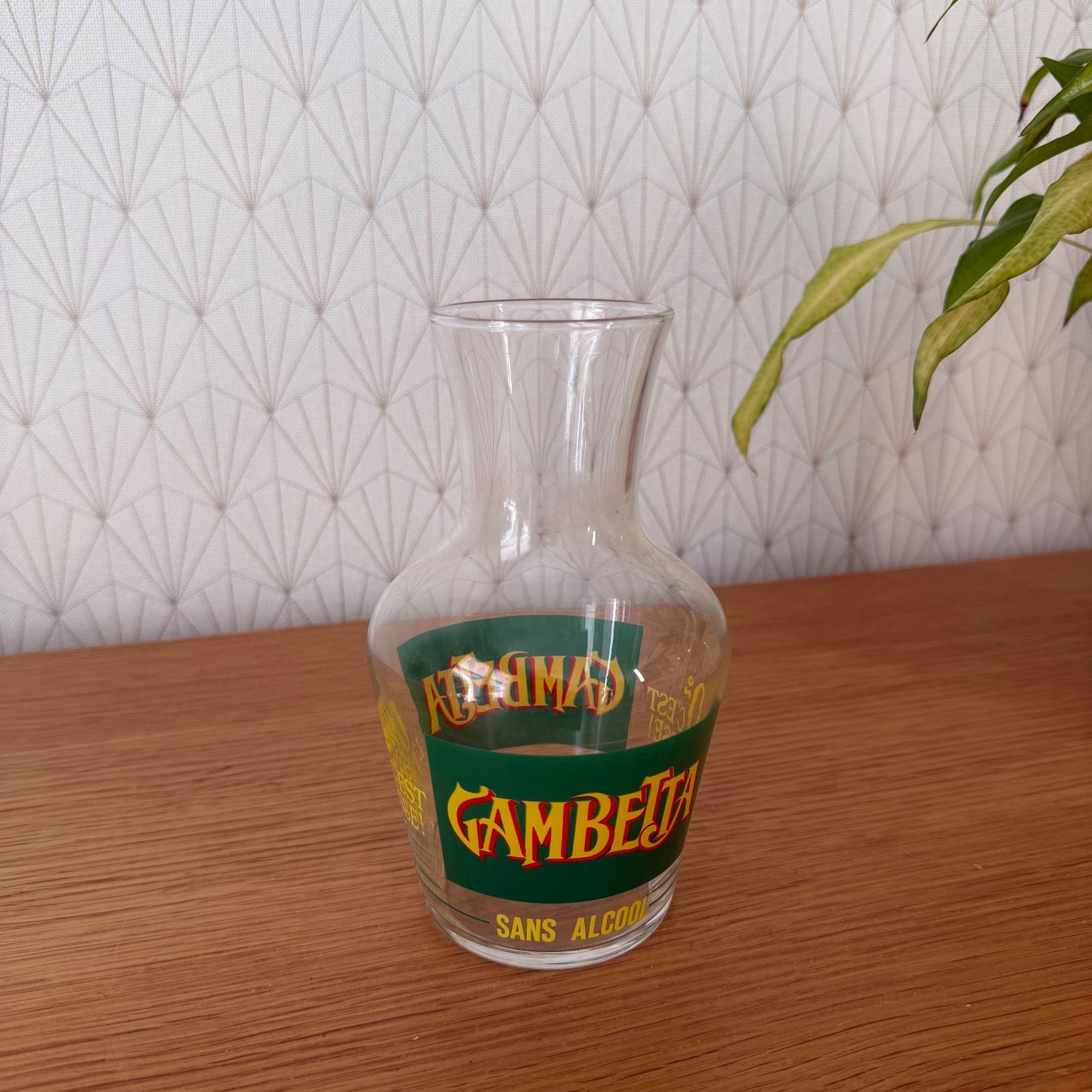 French Vintage Pastis Carafe Gambetta Anisette Glass Water Jug 1407263