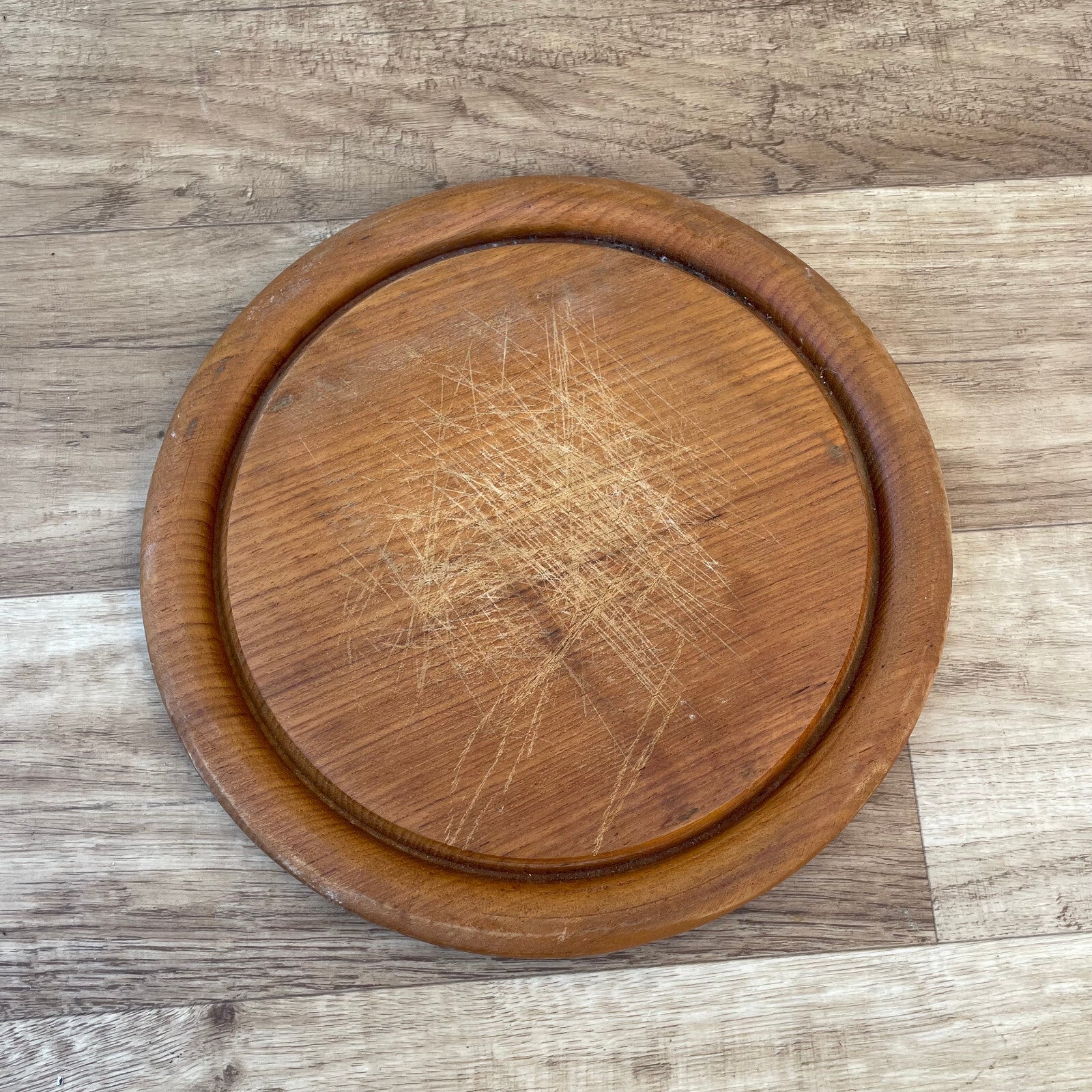 French Wooden Cutting Board Vintage Kitchen Chopping Block 22102413 Antique