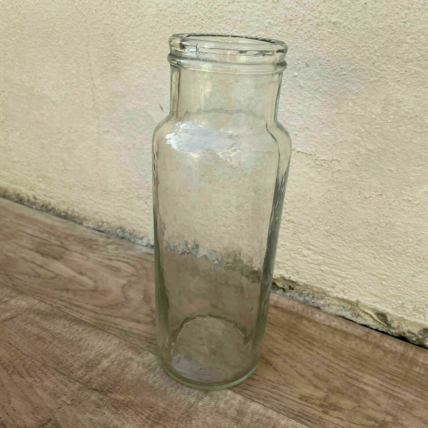 Antique French Apothecary Bottle 19th Century Clear Glass Blown 0107213 Lalique