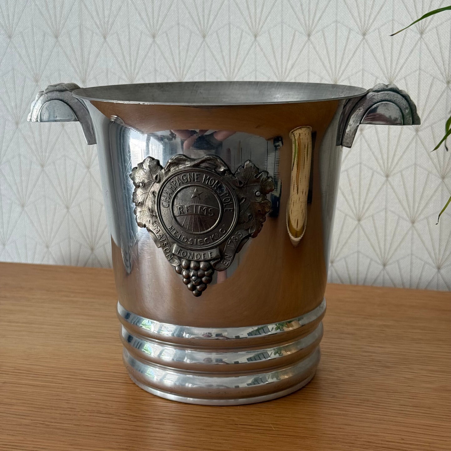 Vintage French Champagne Ice Bucket Cooler Made in France HEIDSIECK 2006252