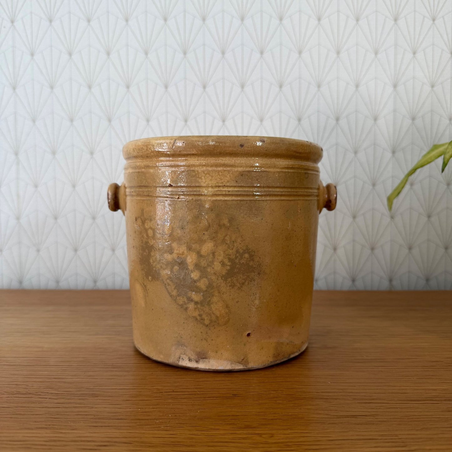 French Stoneware Jam Pot Antique Ceramic Crock 19th Century 0107262 Unbranded