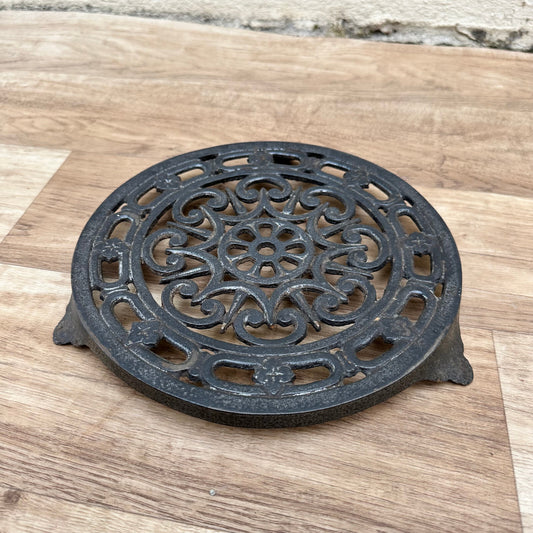 Vintage Cast iron french patina Trivet france 2011233 Unbranded