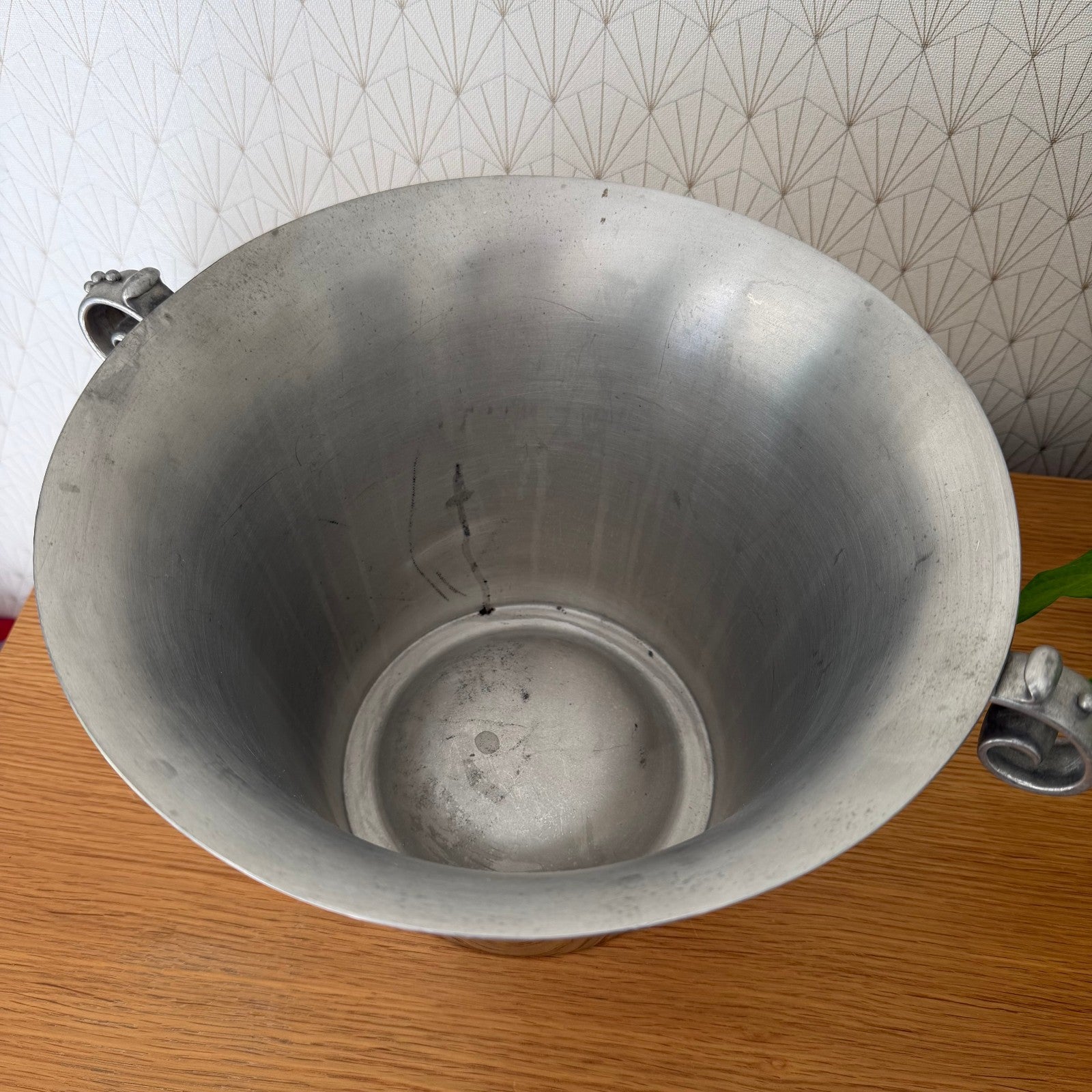 Vintage Charles Heidsieck Champagne Bucket French Wine Cooler Tin 2010251 Fleamarketfrance : French vintage and antique decor