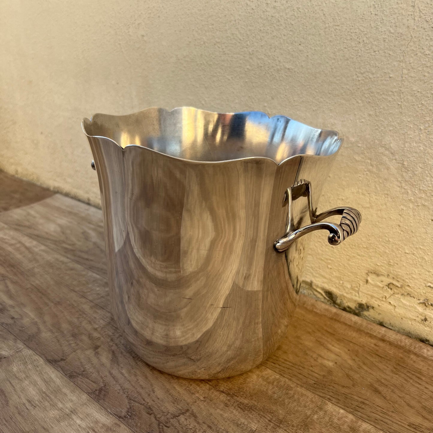 Vintage French Champagne Bucket Silverplate Ercuis Ice Cooler 09032514 Ercuis