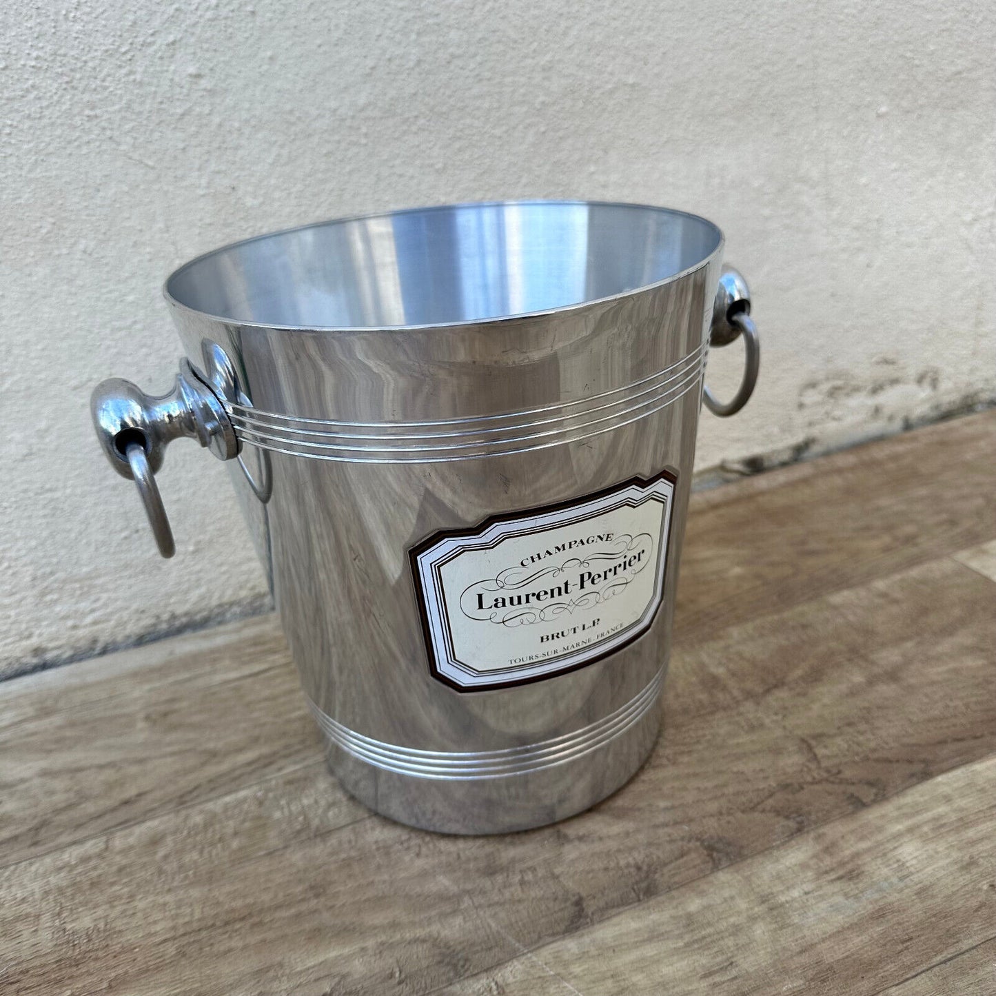 Vintage French Champagne Ice Bucket Cooler Made LAURENT PERRIER 0712235 - Fleamarketfrance