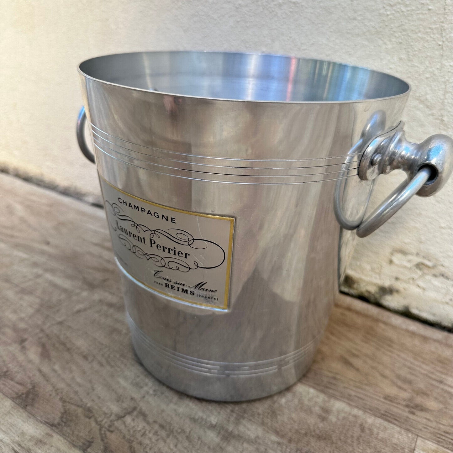 Vintage French Champagne Ice Bucket Cooler Made in France Perrier 2109237 - Fleamarketfrance