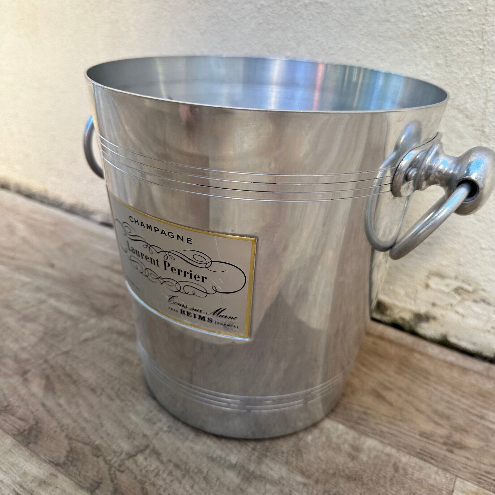Vintage French Champagne Ice Bucket Cooler Made in France Perrier 2109237 - Fleamarketfrance