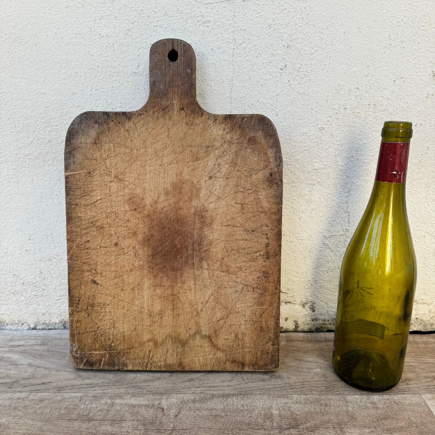 VINTAGE FRENCH BREAD OR CHOPPING CUTTING BOARD WOOD 24042415 - Fleamarketfrance