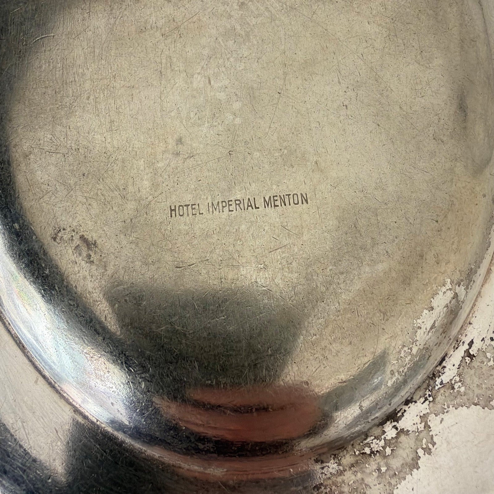 vintage set of 5 silverplate ravier hotel imperial menton 1805263 ercuis