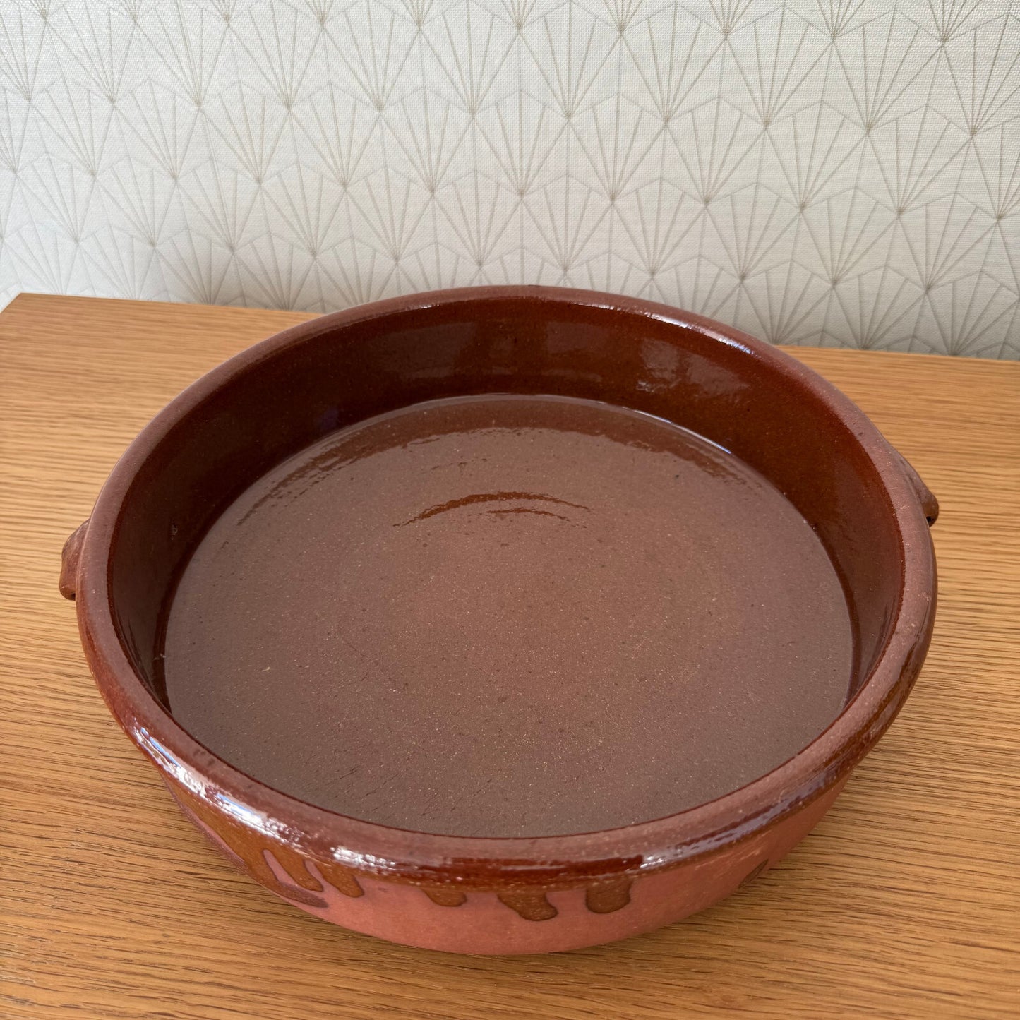 French Terracotta Tian Bowl Vintage Provence Pottery Mixing 11.5" 2801251 Unbranded
