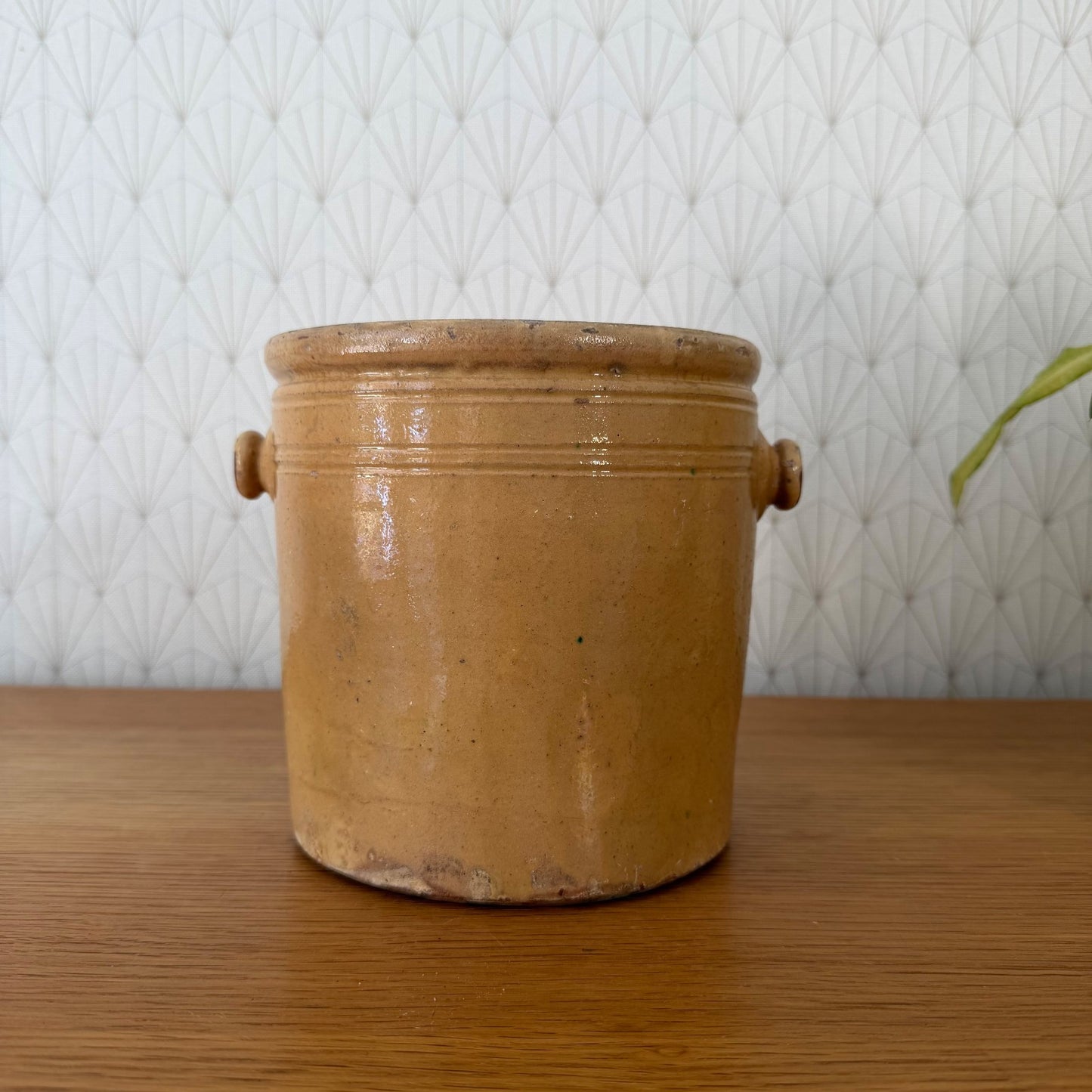 French Stoneware Jam Pot Antique Ceramic Crock 19th Century 0107262 Unbranded