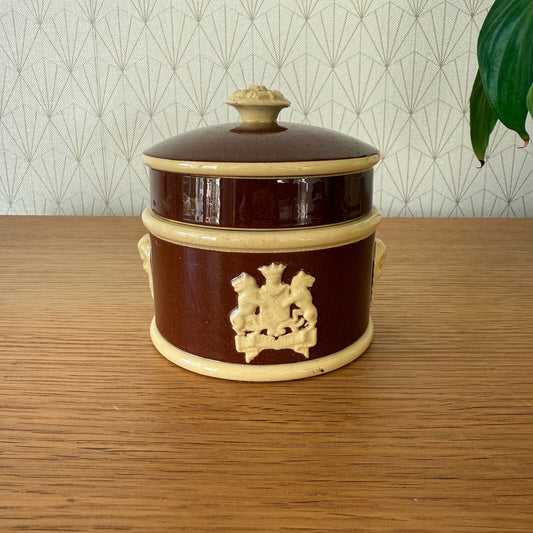 Vintage FRENCH SARREGUEMINES foie gras TERRINE 0112244 Unmarked