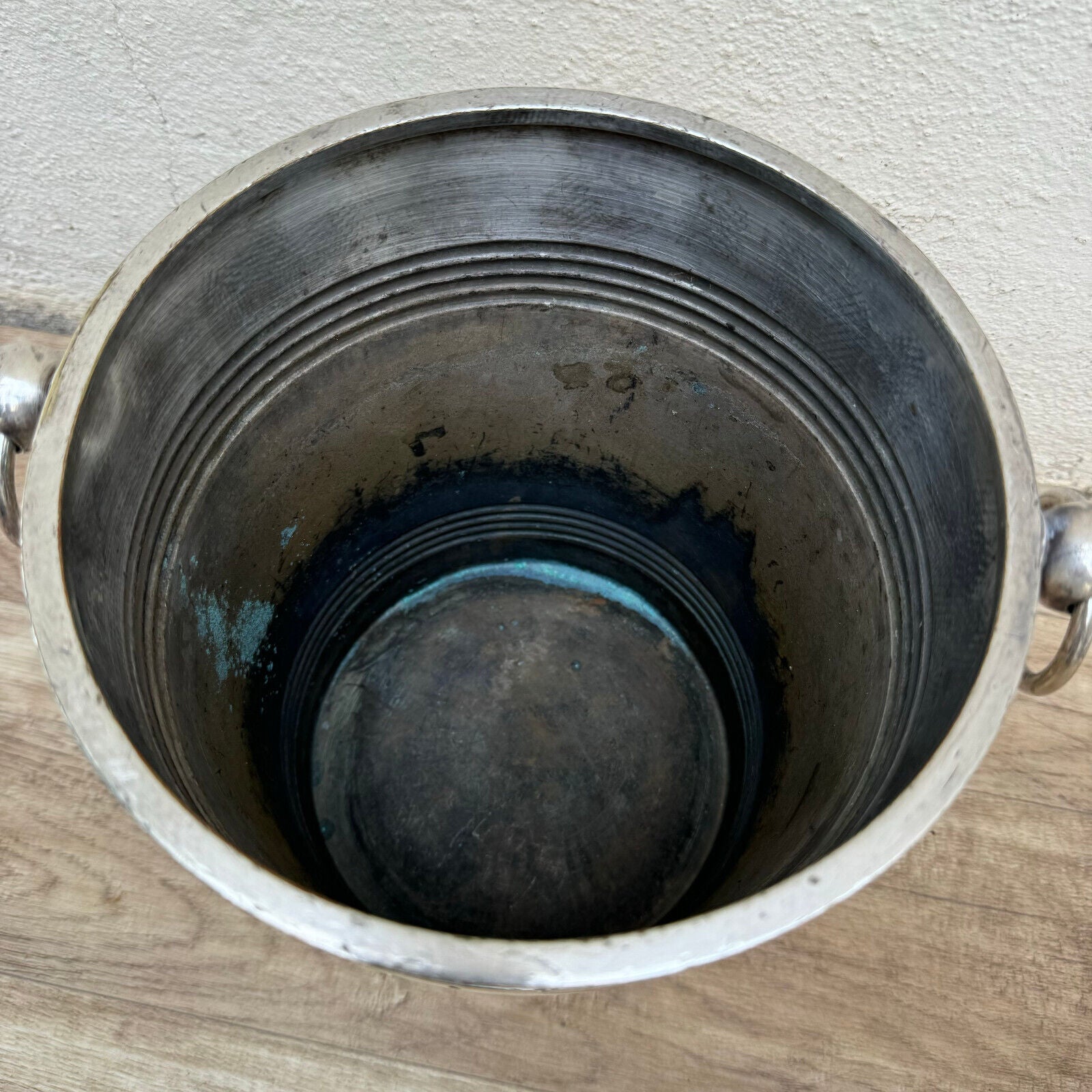 Vintage French Champagne Bucket Cooler Christofle Morlant silverplate 19092413 - Fleamarketfrance