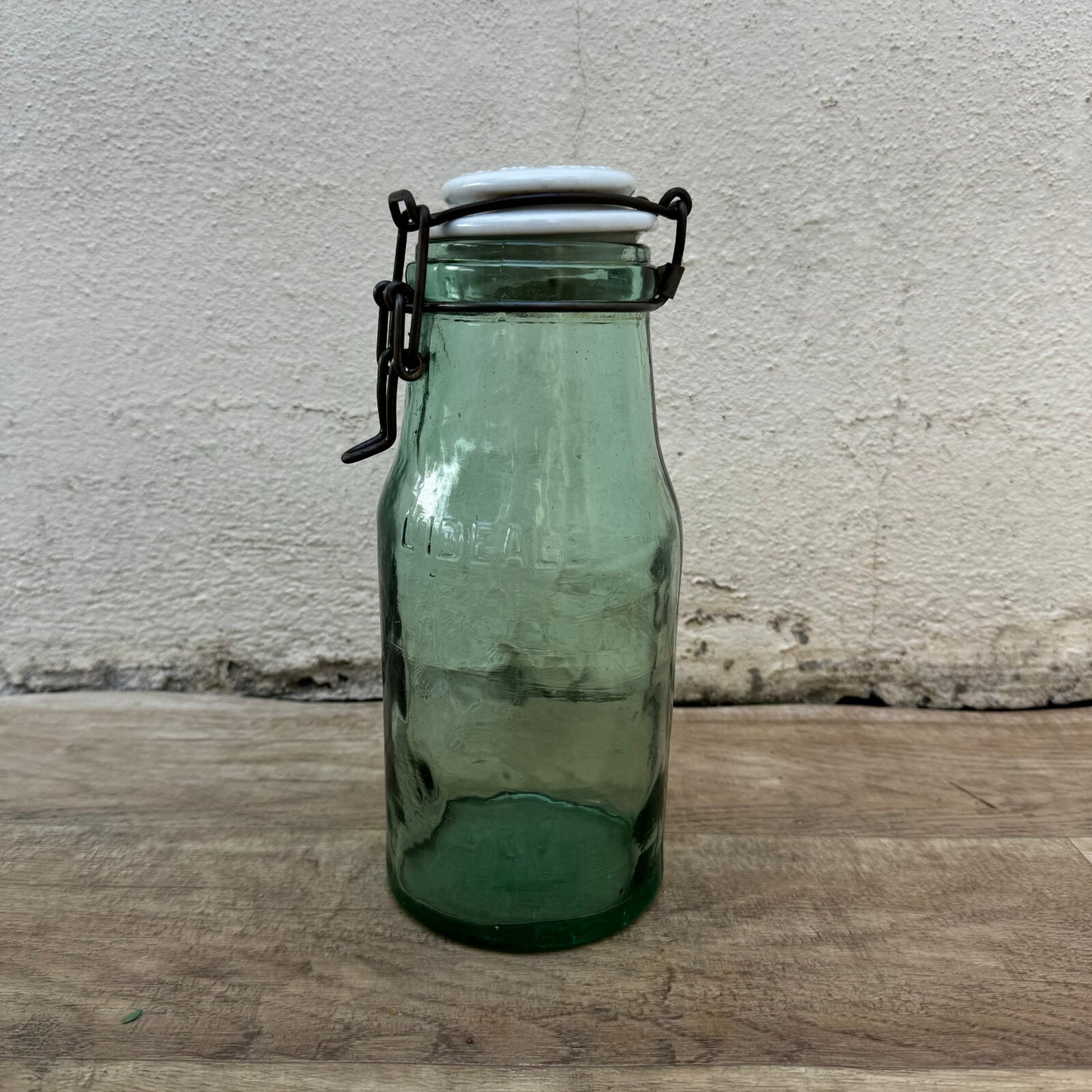 Vintage French Canning Jar La Lorraine L'IDEALE Glass Preserving 30062420 Fleamarketfrance