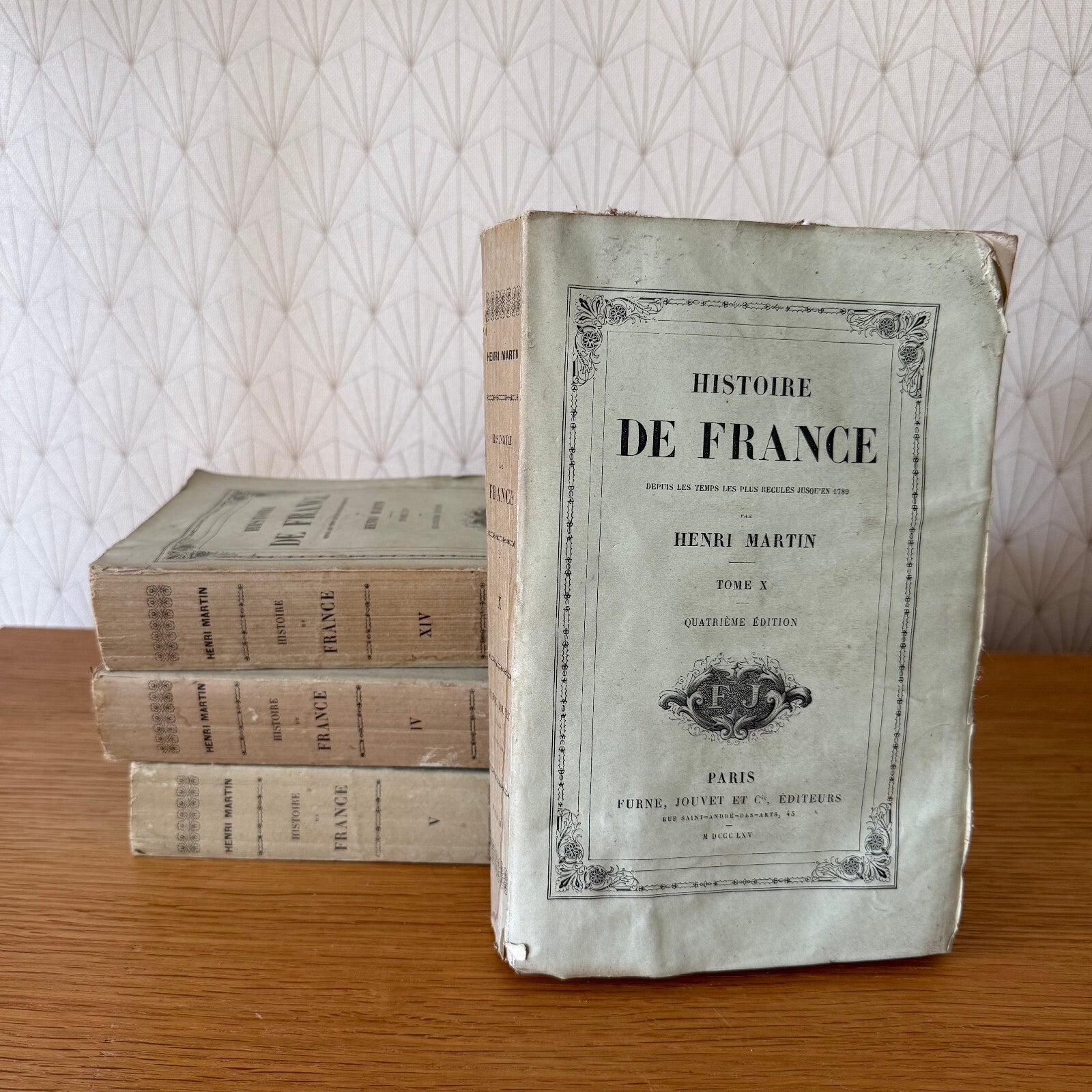 Collection of 4 books old French decoration 2112241 Fleamarketfrance
