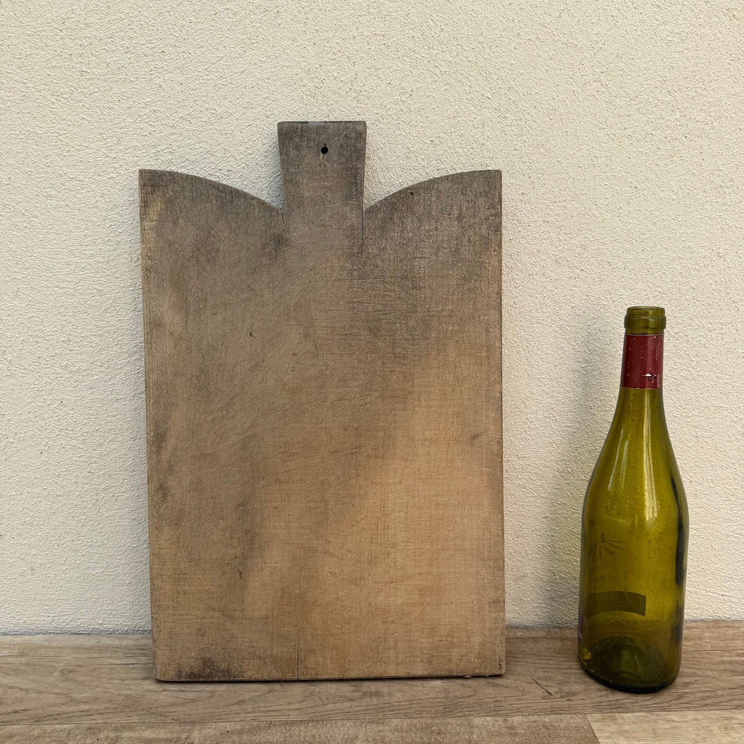 ANTIQUE VINTAGE FRENCH BREAD OR CHOPPING CUTTING BOARD WOOD 0707255