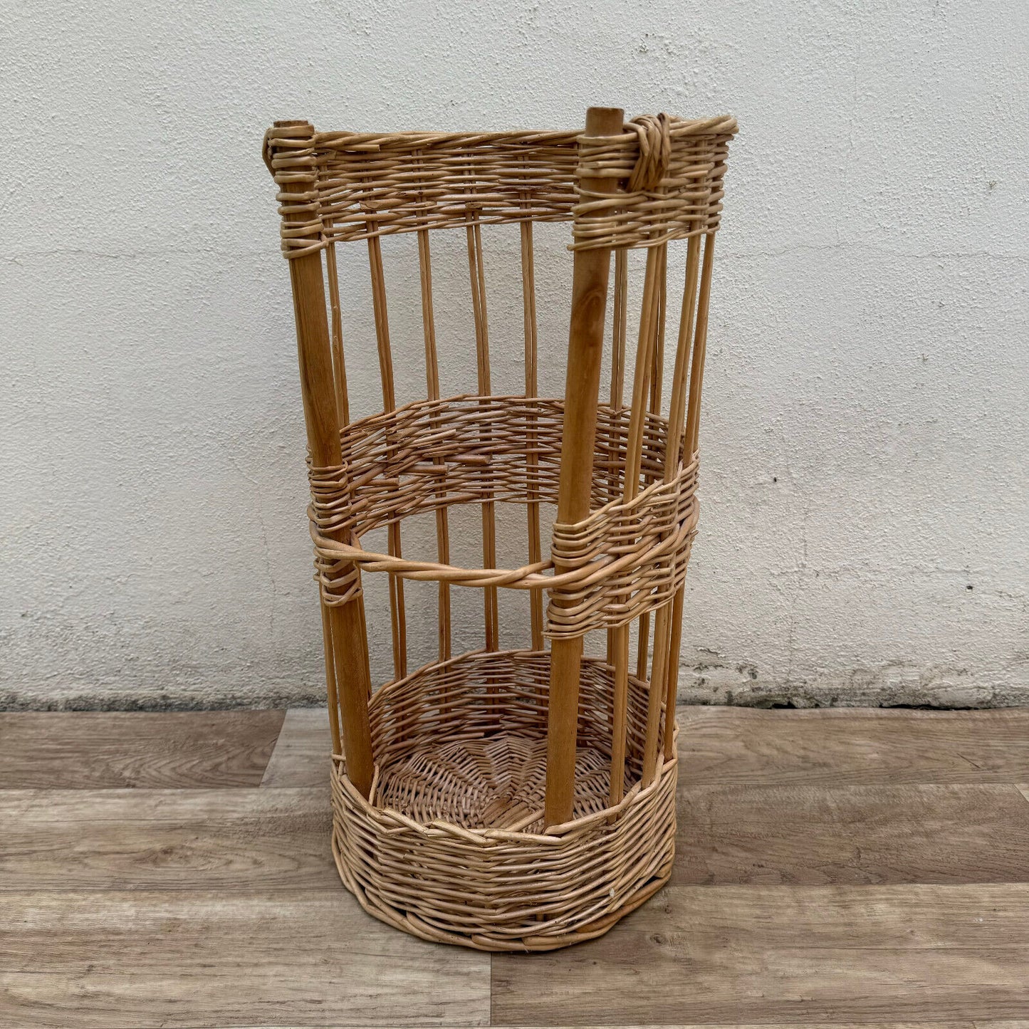 French bread basket wicker rattan storage organizer display bakery 19092425 - Fleamarketfrance