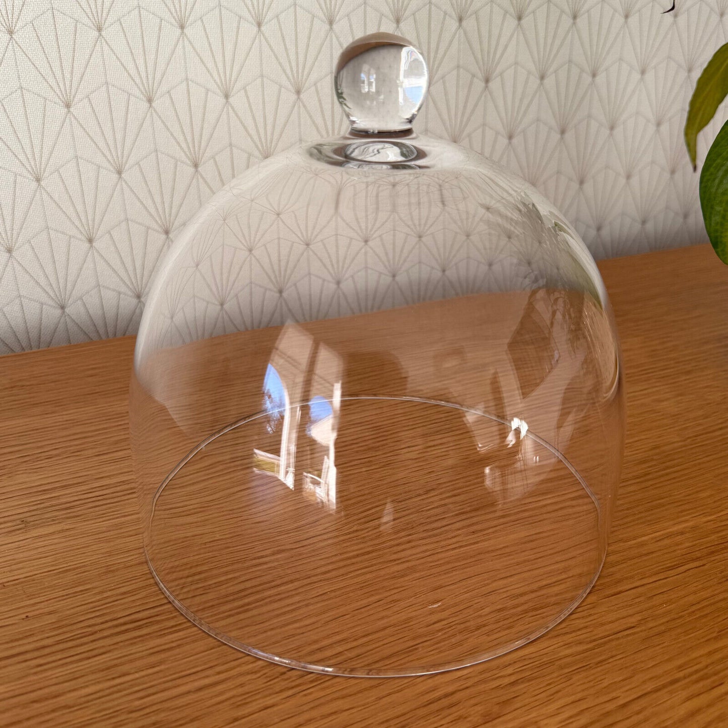 Vintage French Fromage Cheese Glass Bell Garden Cloche Dome Bell 2401258 - Fleamarketfrance