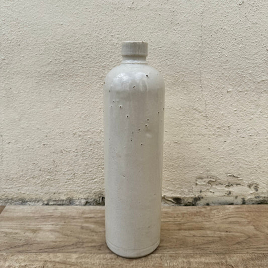 Vintage French Stoneware alcohol Wine Bottle water 11" 29042412 - Fleamarketfrance