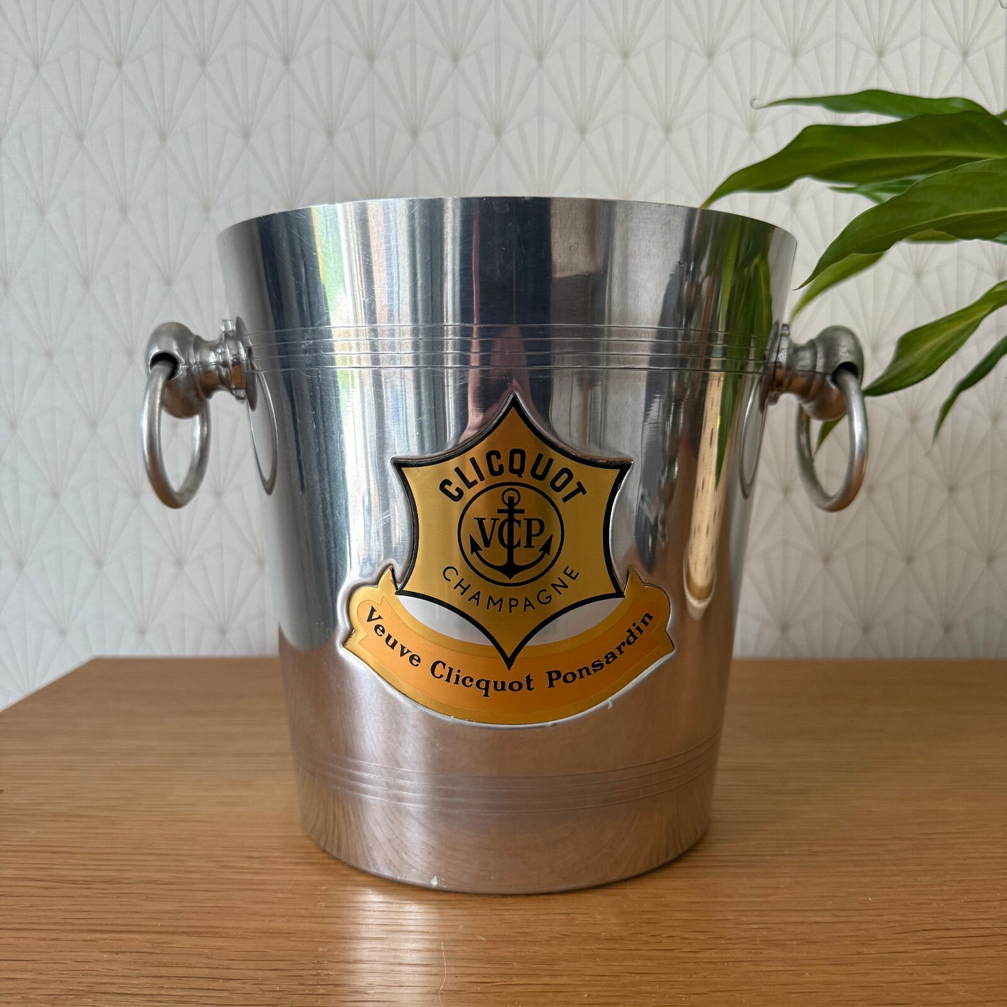 Veuve Clicquot Ice Bucket Vintage French Champagne Cooler Metal 18042512 Fleamarketfrance