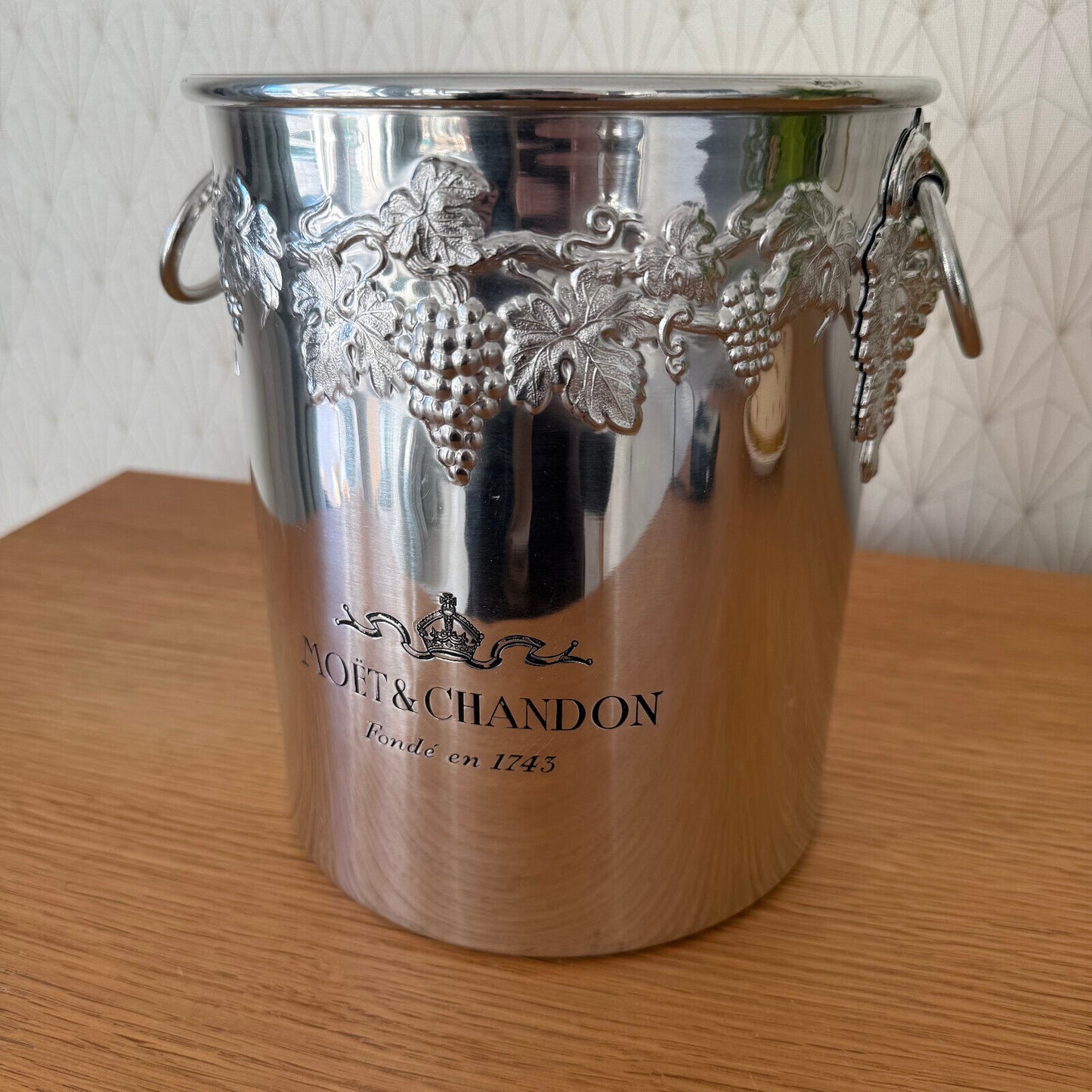 Vintage French small Champagne French Ice Bucket Cooler France MOET 2301251 Fleamarketfrance
