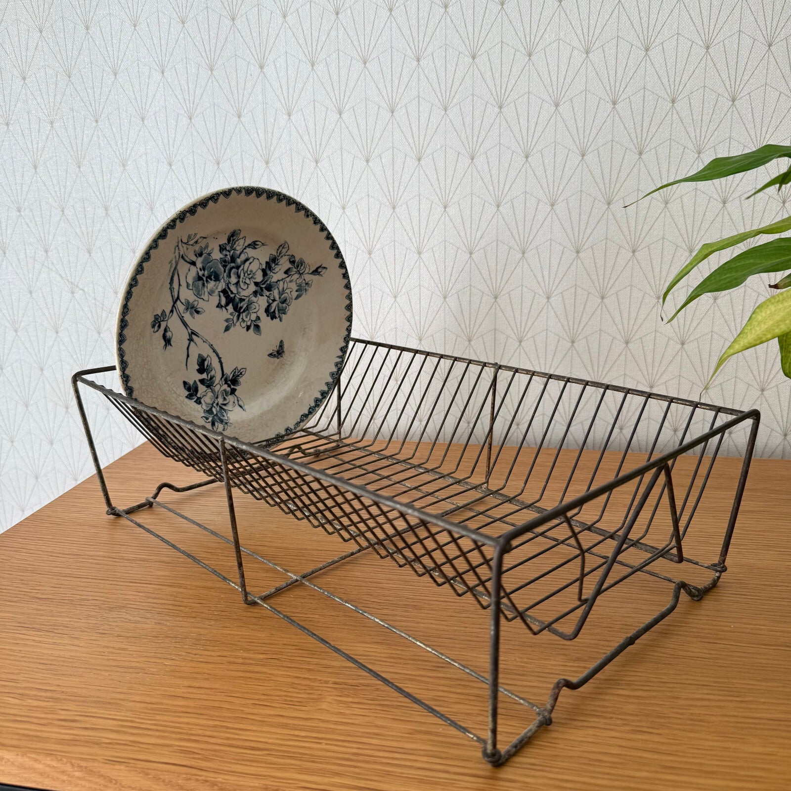 Vintage French Metal Wire Dish Drying Rack Drainer 2006253 Unbranded
