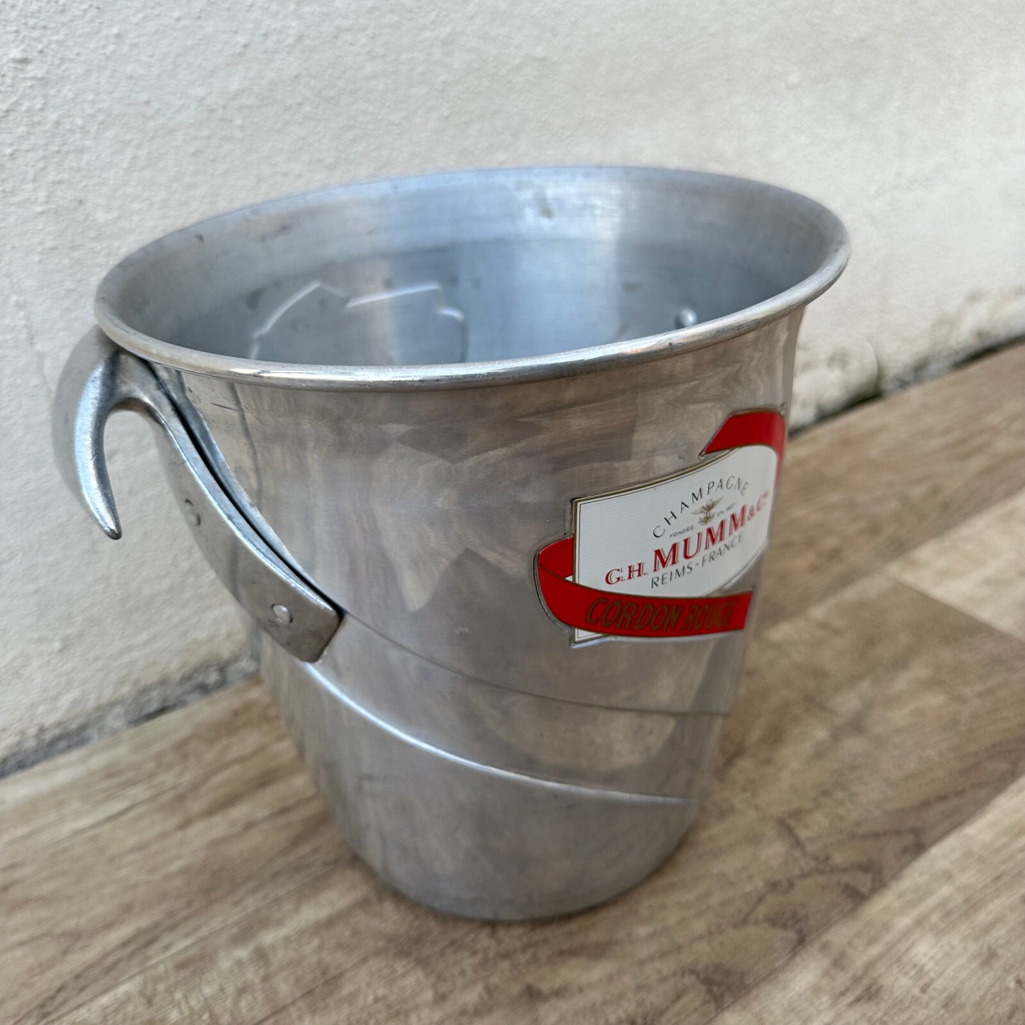 Vintage French Mumm Champagne Ice Bucket Cooler Cordon Rouge Reims 2006243 Fleamarketfrance