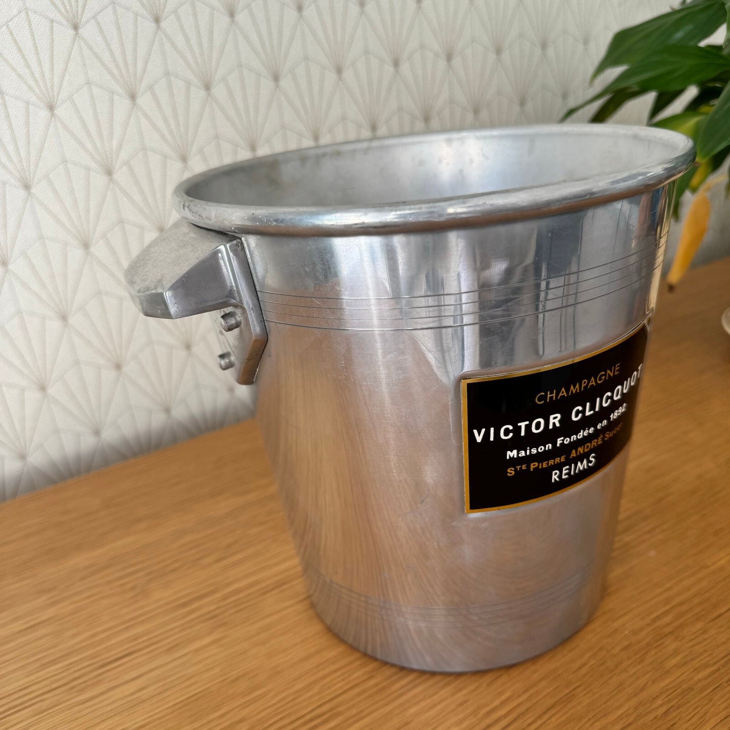 Vintage Victor Clicquot Champagne Ice Bucket French Cooler Reims 1304245 Victor Clicquot