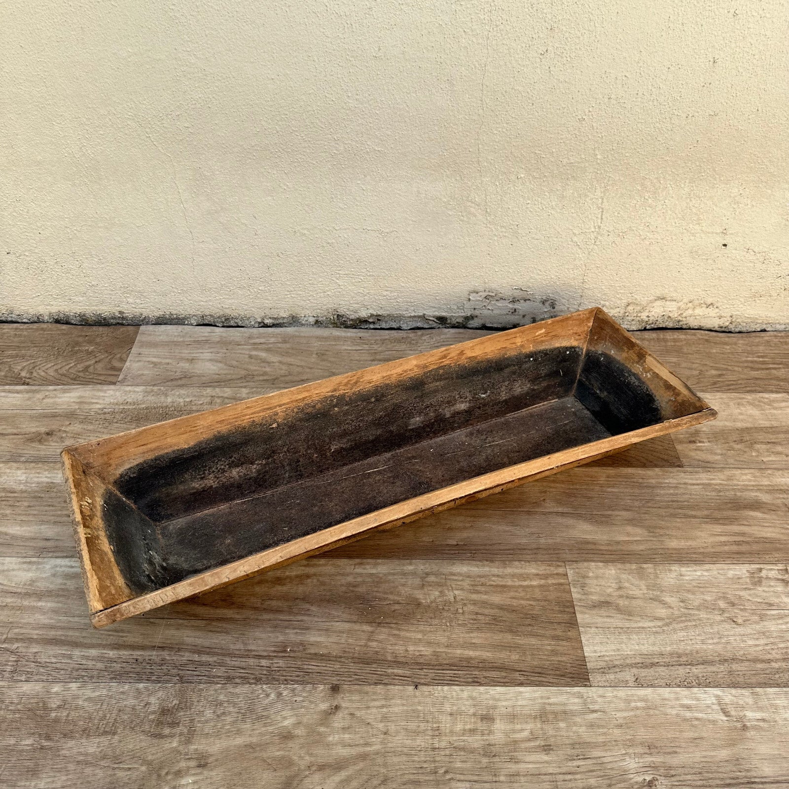 Vintage French Bread Basket 1950s Wooden Baguette Trough Rustic 10022420 Fleamarketfrance