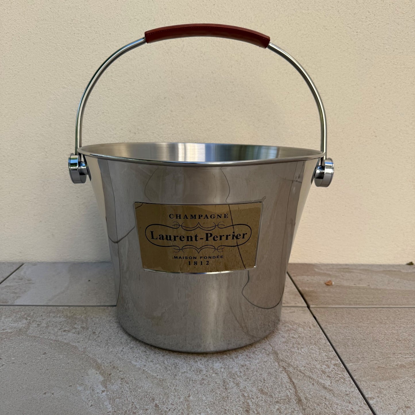 Laurent Perrier Ice Bucket French Champagne Cooler Stainless Steel 0612251 Laurent-Perrier