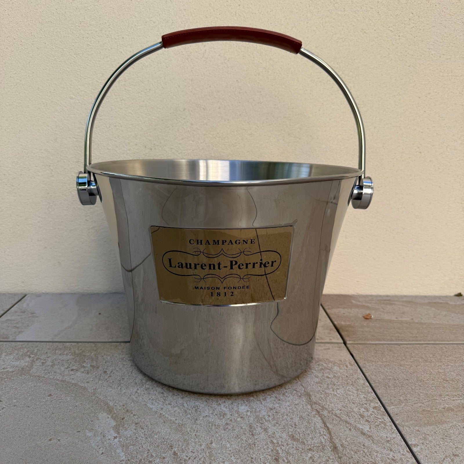 Laurent Perrier Ice Bucket French Champagne Cooler Stainless Steel 0612251 Laurent-Perrier