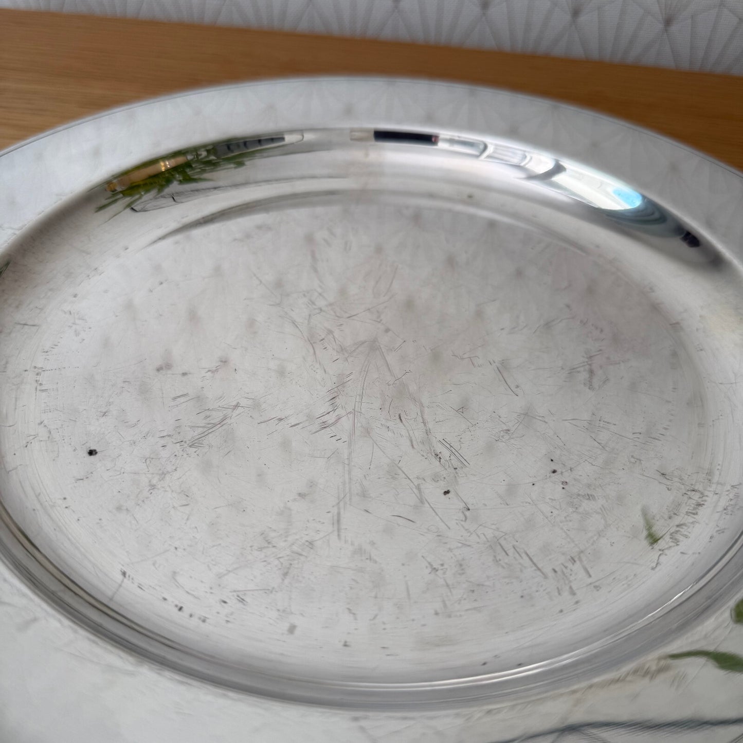 Vintage Christofle Silver Plated Presentation Plate 30cm French 0905256 Christofle
