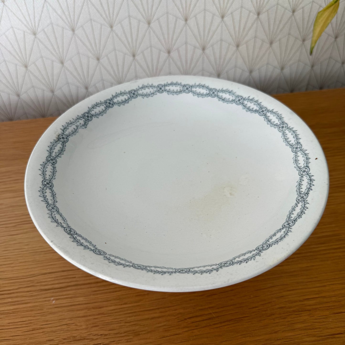 French fruits bowl compotier MASSENA St AMAND pedestal 0309259