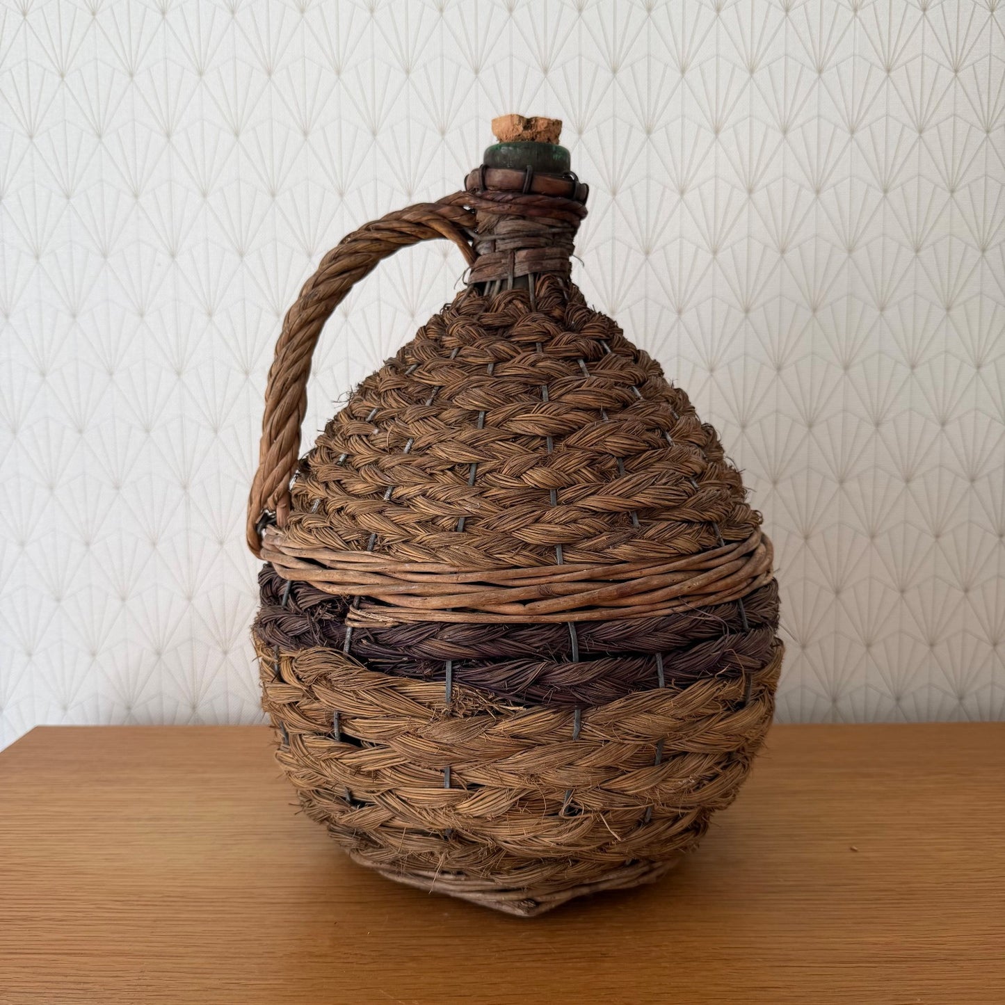 French Dame Jeanne Demijohn Rattan Wicker Basket Carboy Bonbonne 2604264 Fleamarketfrance
