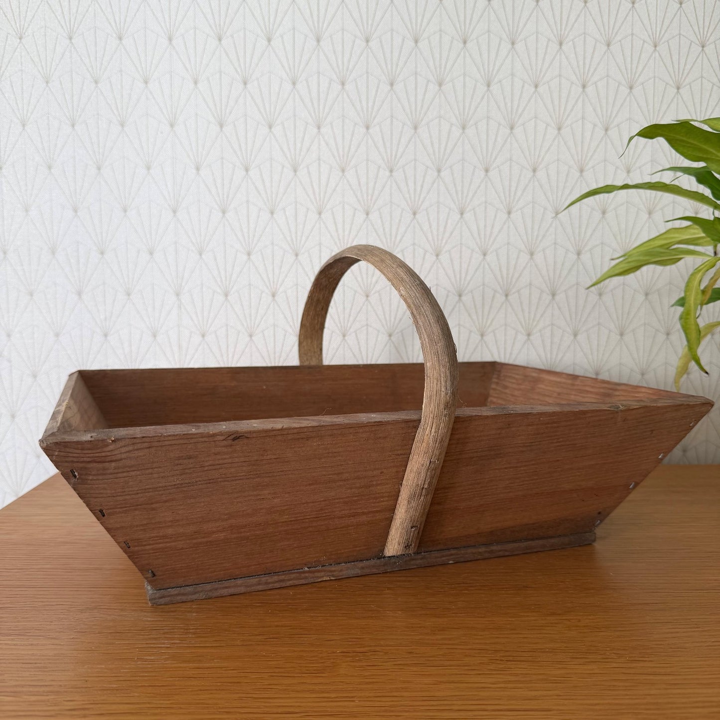 French Vintage Wooden Garden Trug Harvest Basket Market Trug 27062618 Fleamarketfrance