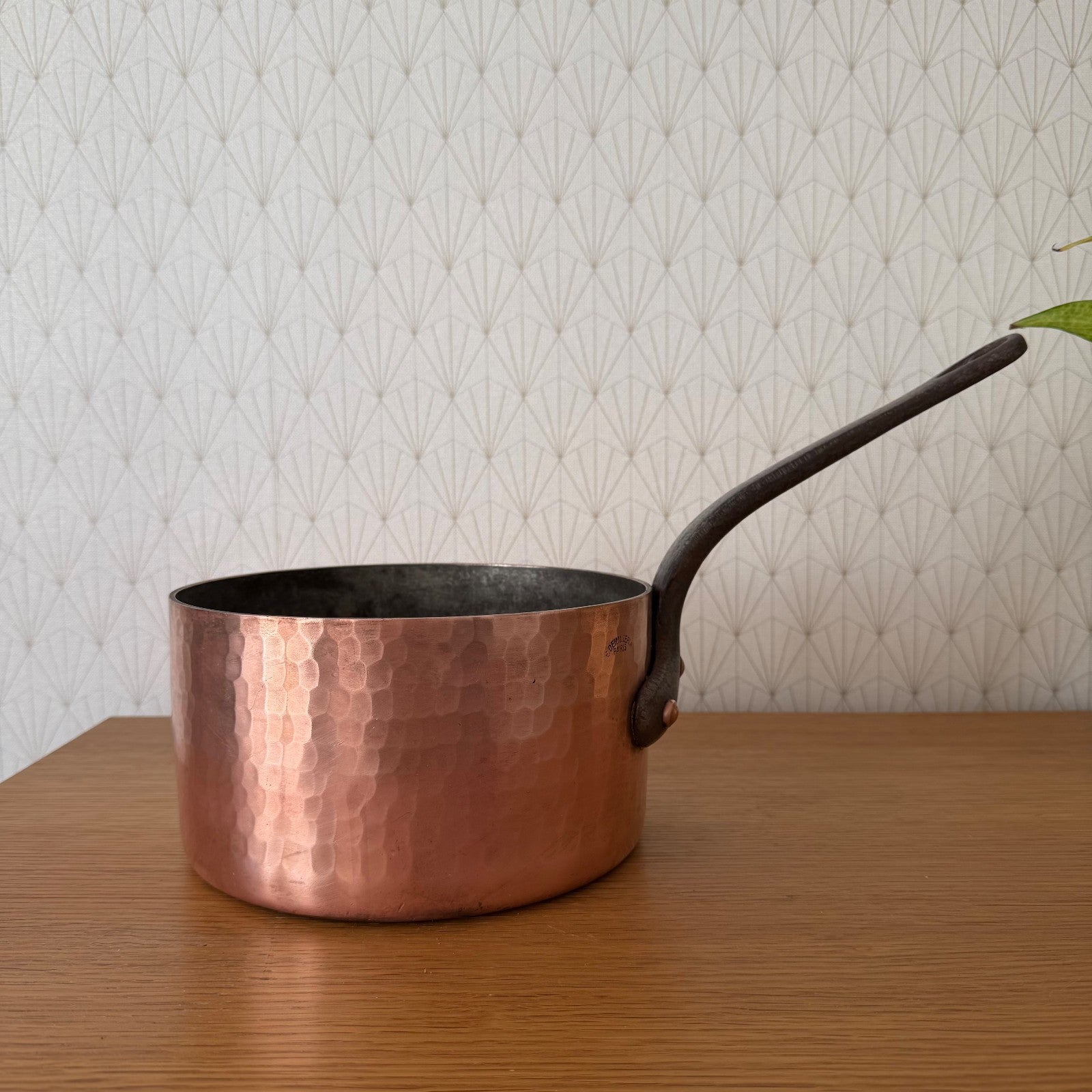Vintage French E.Dehillerin Paris Copper Saucepan Tin Lined 1606262 Unbranded