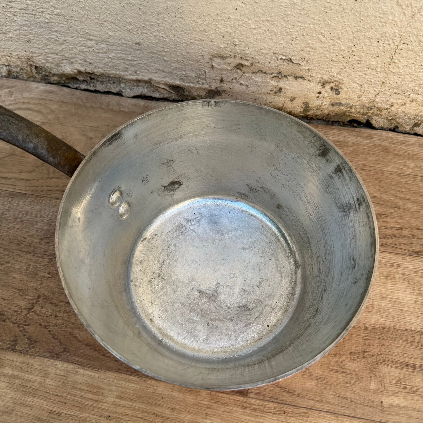 French Copper Saucepan Villedieu Serie Speciale Tin Lined Vintage 04082410 villedieu